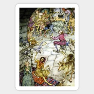 The Snow Queen - Arthur Rackham Sticker